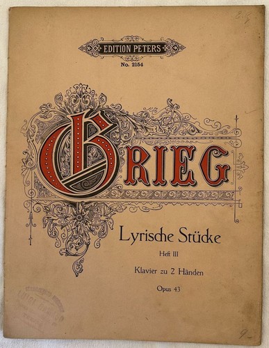Edvard grieg lyrische stucke - lyrische,