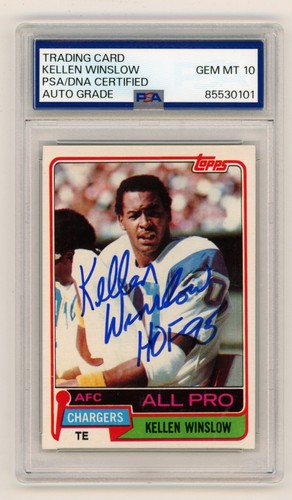 Kellen winslow 1981 topps - 1981,