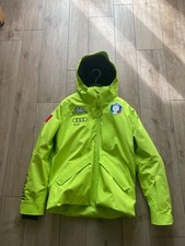 giacca sci uomo verde fluo di