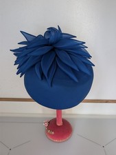 Cappello Elegante da Cerimonia blu