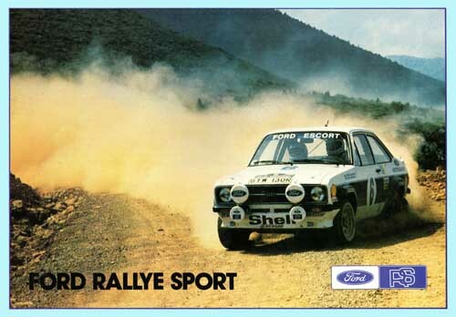 Vintage ford escort rally - ford,