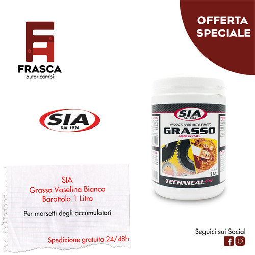 Grasso vaselina bianca filante - bianca,