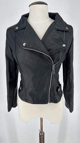 Giacca biker donna ecopelle