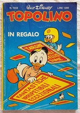 Walt Disney - Topolino n. 1558 - 1985 Fumetto originale vintage da collezione