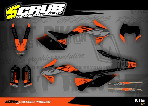 Adesivo ktm exc decoro - adesivo,