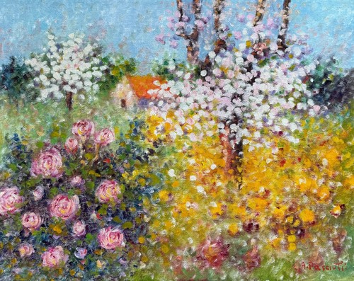 Antonio pasciuti 40x50 olio - 40x50, su