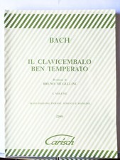 Bach - Il clavicembalo ben temperato, volume 1  Ediz. Carisch, Usato (Mugellini)