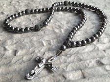 Collana croce gesù - croce, pietra