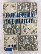 Enciclopedia del diritto XII TOMO delitto-diritto Giuffrè editore