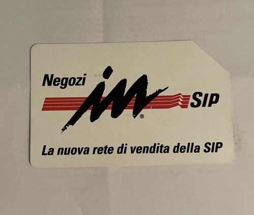 Carta telefonica rara sip - telefonica,