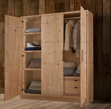 ARMADIO RUSTICO IN LEGNO DI