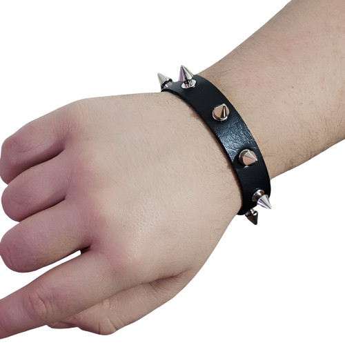Bracciale polsino spike - bracciale,