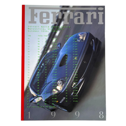 Annuario yearbook ferrari 1998 - ferrari,