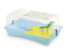 Acquario Tartarughiera Kleo box, Terrario per Rettili 58x31x31