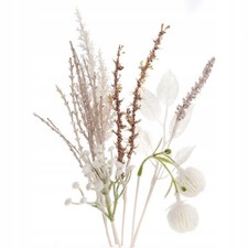 6 rami boho 26 cm fiori