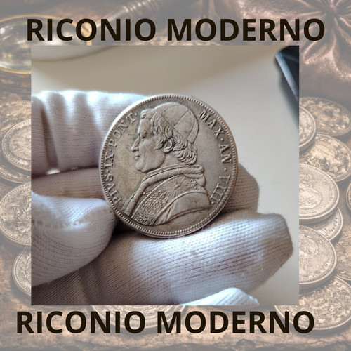 Stato pontificio lire - 5, 1870