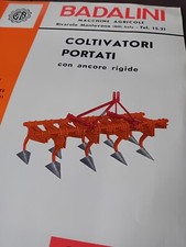 BADALINI COLTIVATORI PORTATI ANCORE trattori pubblicitario vendita originale