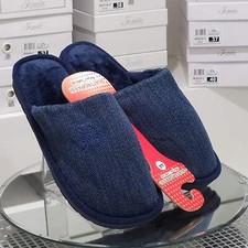 QUATTROPASSI - Pantofole/Ciabatte Uomo Inverno Tessuto Felpato Morbido Con Suola