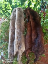 Collo visone doppio stola  (disponibile SOLO marrone) mai usato piu di 150cm 