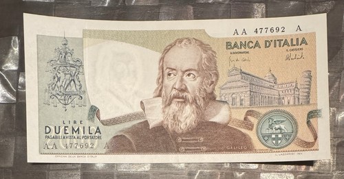 2000 lire galileo galilei - lire,