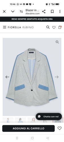 Blazer fiorella rubino - , di
