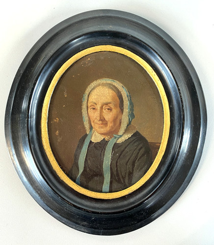 Antico dipinto olio - dipinto,