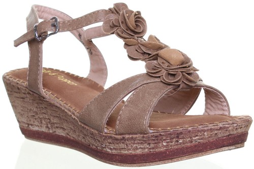 Sandali open toe con fiori - toe,