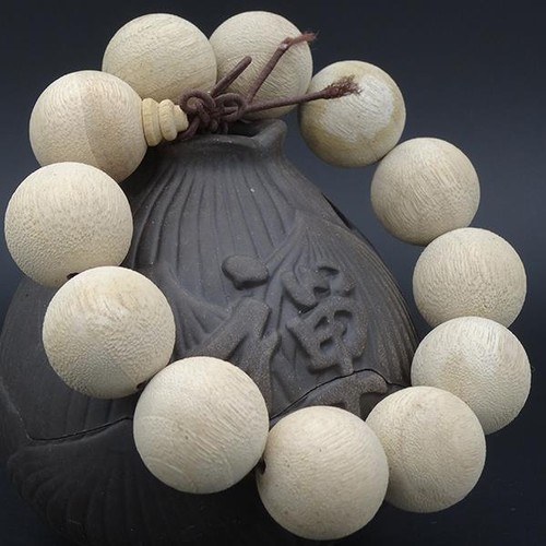 Bracciale perline legno - bracciale,