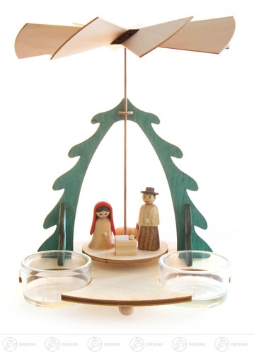 Piramide con statuine presepe - piramide,