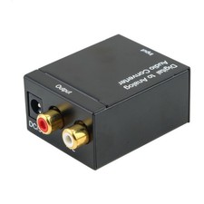 Adattatore convertitore audio digitale ottico Toslink SPDIF coassiale ad analogico mit4530