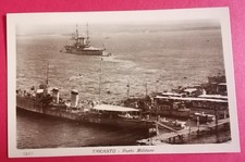Taranto - Porto Militare Fotografia Cartolina Antiche del' 30/7/1923 rara