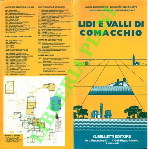 Carte geografiche lidi - -,