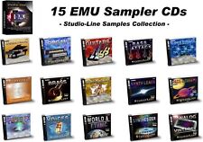 15 CD formato EMU-ESI libreria di campioni CD per uso professionale
