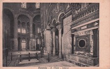 28-10) CARTOLINA RAVENNA SAN VITALE INTERNO VIAGGIATA BOLOGNA