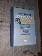 DIZIONARIO VOCABOLARIO BUR RIZZOLI SINONIMI E CONTRARI DELLA LINGUA ITALIANA