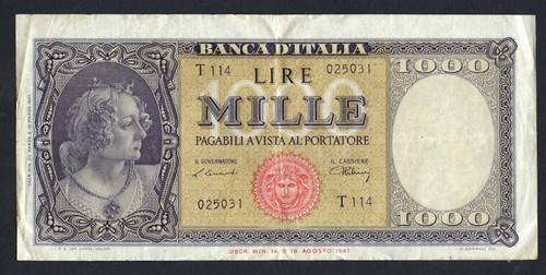 Repubblica italiana 1000 lire - repubblica,
