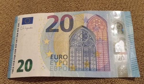 Banconota rara euro lagarde - banconota,