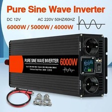 Inverter 24V 220V onda sinusoidale pura OPZIONE  PICCO 4000W / 5000W / 6000W
