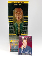 Vintage 2001 NSYNC Lance Bass Bobblehead da collezione, esclusivo Best Buy.