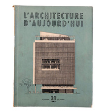 L'architecture d'aujourd'hui n. 21 1948 Carlo Mollino Stazione di sci Lago Nero