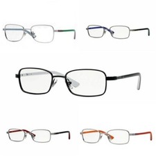 Ray-Ban Occhiali Da Vista Rettangolari In Metallo Per Bambini RB1037 $100 NUOVO