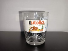 1 Bicchiere Nutella Con Etichetta Natale 2012 Con Fiocchi Di Neve