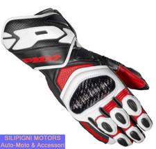 SPIDI CARBO 7 - A210 GUANTO MOTO IN PELLE Racing Colore 014 Rosso