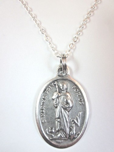 Collana donna medaglia santa - donna,
