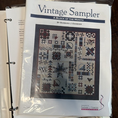 Kit trapunta vintage sampler - kit,