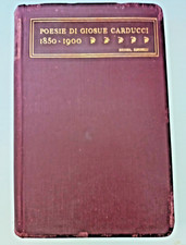 CARDUCCI - POESIE 1850-1900 - Zanichelli con 2 ritratti e 4 facsimili -iniz. 900
