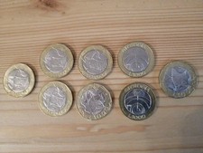 Lotto Di 8 Monete Da 1000 Lire