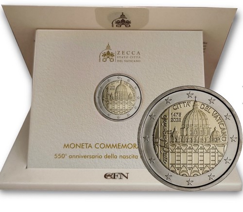 Vaticano 2025 euro fdc - vaticano,