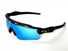 Oakley Radar EV Patn Sunglasses Black Frame Blue Mirror Prizm Lens OO9208-30