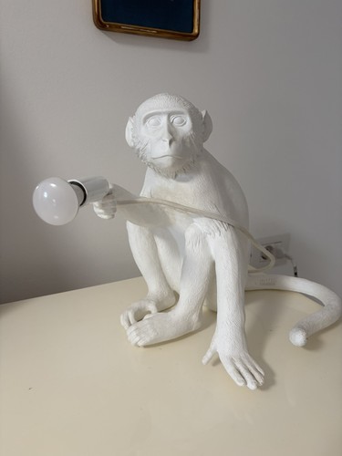 Seletti monkey lamp - monkey, sitting